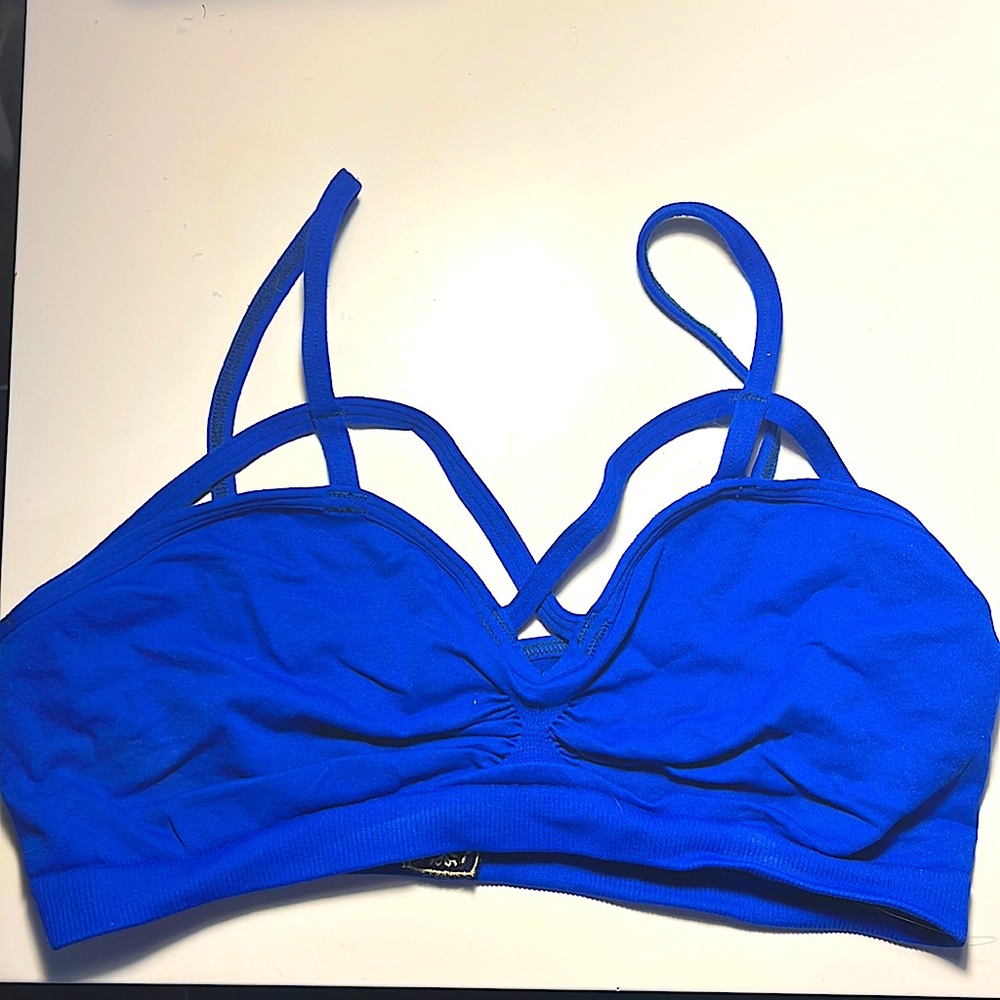 Blue Lovemar cross cross bandeau